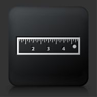 Black Square Button with Ruler Icon N2