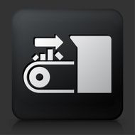 Black Square Button with Input on Conveyor Belt