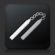 Black Square Button with Chucks N2