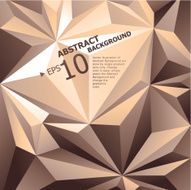 Copper Abstract Low Poly Background N2
