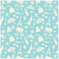 travel background pattern