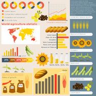 Agriculture infographic elements N4