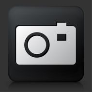 Black Square Button with Digital Camera Icon N3