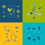 business flat infographic N7