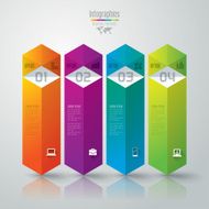 Infographics vector design template N134