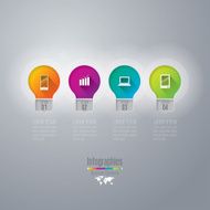 Infographics vector design template N135