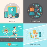 Jogging Flat Set