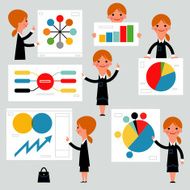 InfoGraphic Elements Woman