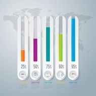 Infographics vector design template N136