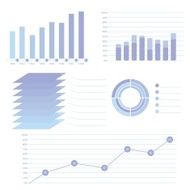 Modern info graphic for business project