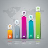 Infographics vector design template N138