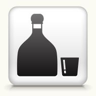 Icon of tequila on a white background