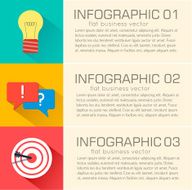 Business flat infographic template banners with text fields N2