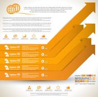 Minimal infographic template N21