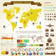Infographic elements - Transport