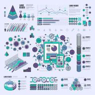 Flat UI Infographic Elements N2