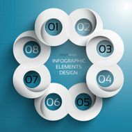 Abstract 3d paper infographics template design N4