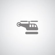 helicopter vector symbol