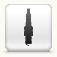 Square Button with Auto Part interface icon