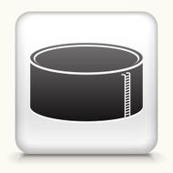 Square Button with Gas Container interface icon