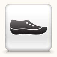Square Button with Rock Climbing Shoes interface icon