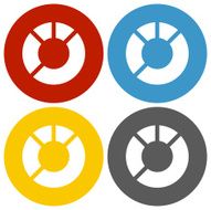 Circle Series Donut Chart icon N2
