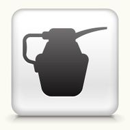 Square Button with Car Oil interface icon