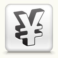 Square Button with Yen Sign N2