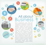 Business copy space