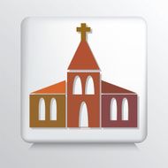 Square Architecture Real Estate Icon church