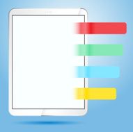 Tablet with bookmarks (tags) N2