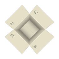 Infographic on paper box