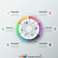Modern infographics options banner N274