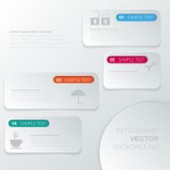Design number banners template graphic or website layout N5