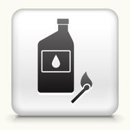 Square Button with Lighter Fluid and Match