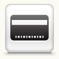 Square Button with Credit Card
