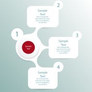 colorful round metaball diagram infographics