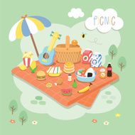 picnic in the garden