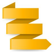 Yellow paper arrow N2