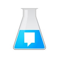 Chemical test tube with a tooltip
