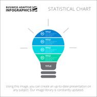 Lightbulb statistic chart template 3 N2