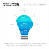 Lightbulb statistic chart template 2 N2