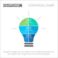 Lightbulb statistic chart template 1 N2