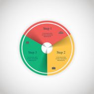 Vector circle infographic N39