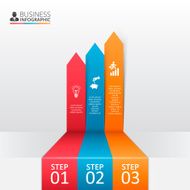 Vector arrows for infographic N2