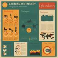 Economy and industry Light Industrial infographic