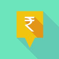 Tooltip icon with a rupee sign N2