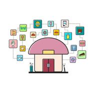 ice cream shop infographic N2