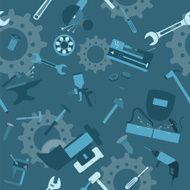 Metal work tools background Seamless pattern