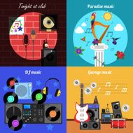 Melody And Instruments Banners Set N2